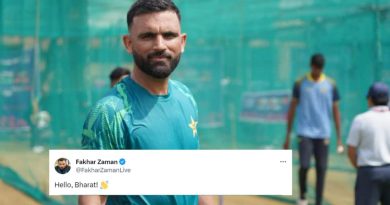 Hello, Bharat, Says Fakhar Zaman Upon Reaching India As Pakistan Hold First Training Session In Hyderabad