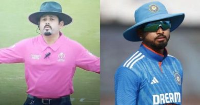 Shreyas Iyers Lookalike Umpire Akshay Totre Steals The Show In ODI World Cup Warm-up