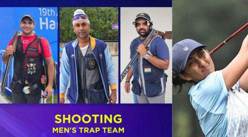 Asian Games 2023: Mens Trap Shooting Team, Golfer Aditi Ashok Clinch Gold