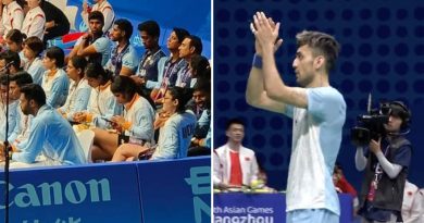 Asian Games 2023: Washington Sundar And Indian Cricket Team Support Badminton Players In Gold Medal Match Against China - Watch