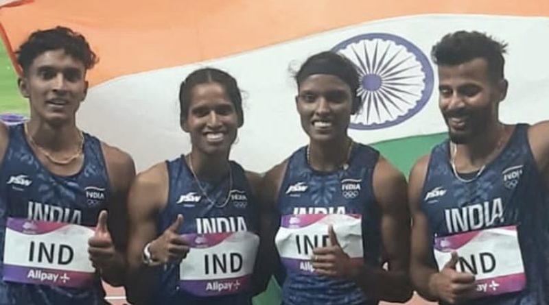 Asian Games: Indias Bronze Upgraded To Silver Following Sri Lankas Disqualification In 4x400m Mixed Relay