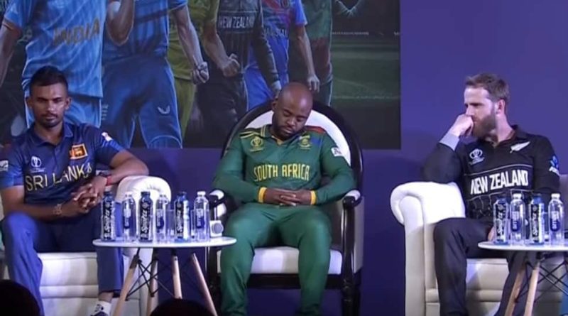 Cricket World Cup 2023: South Africa Captain Temba Bavuma Falls Asleep At Captains Day Meet, Pic Goes Viral