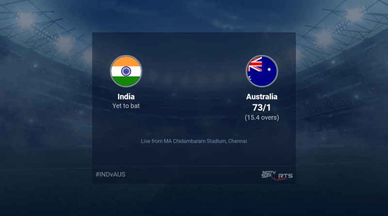 India vs Australia live score over Match 5 ODI 11 15 updates | Cricket News