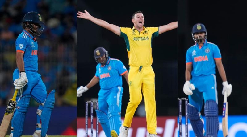 Indias Historic Collapse: Top 3 Batters Get Out For Ducks For First Time In ODI History Against Australia In Cricket World Cup 2023