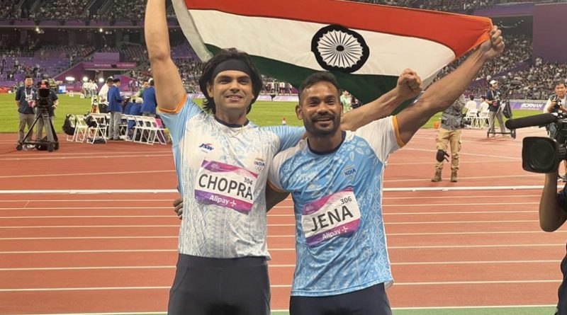 "<i>Peeche Kyu</i>?": Neeraj Chopras Wholesome Reply To Kishore Jenas "Will Follow" Remarks At Asian Games 2023