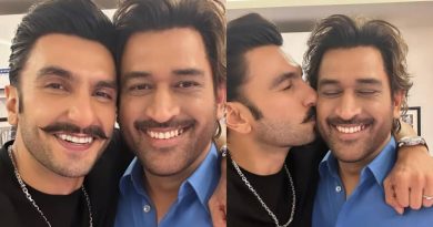 Ranveer Singh Meets MS Dhoni, Gives A Kiss On CSK Captains Cheek; PIC Goes Viral