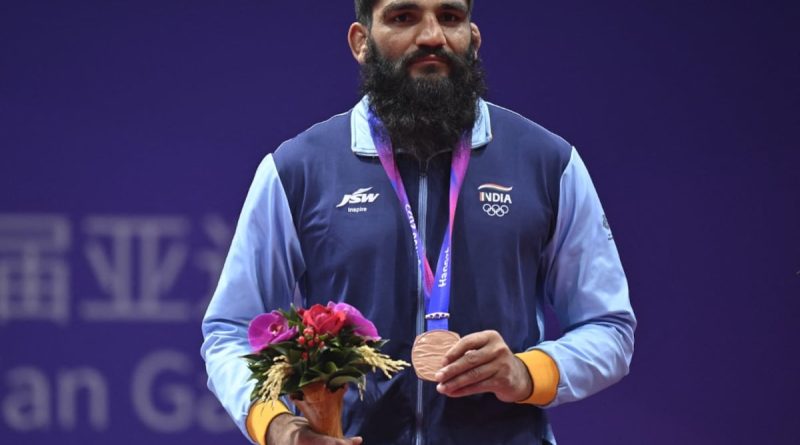 Sunil Kumar Wins India's First Greco Roman Medal At Asian Games Since 2010 | Asian Games News