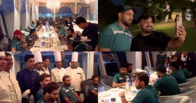 WATCH: Babar Azams Pakistan Cricket Team Enjoys Grand Dinner In Hyderabad, Indian Fans Gather For Selfies