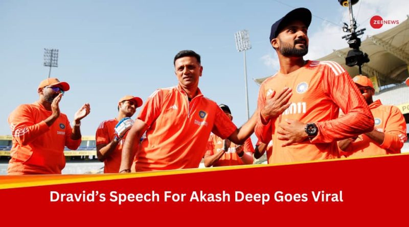 Aapke Pitaji Jahan Pe Bhi Hai Woh Upar Se Aashirwad De Rahe Hai, Rahul Dravid To Debutant Akash Deep As Emotional Speech Goes Viral; Watch