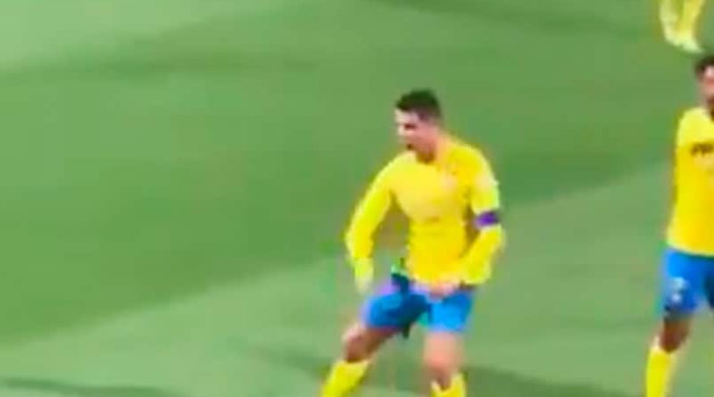 Watch: Cristiano Ronaldos Alleged Obscene Gesture After Lionel Messi Chants From Fans