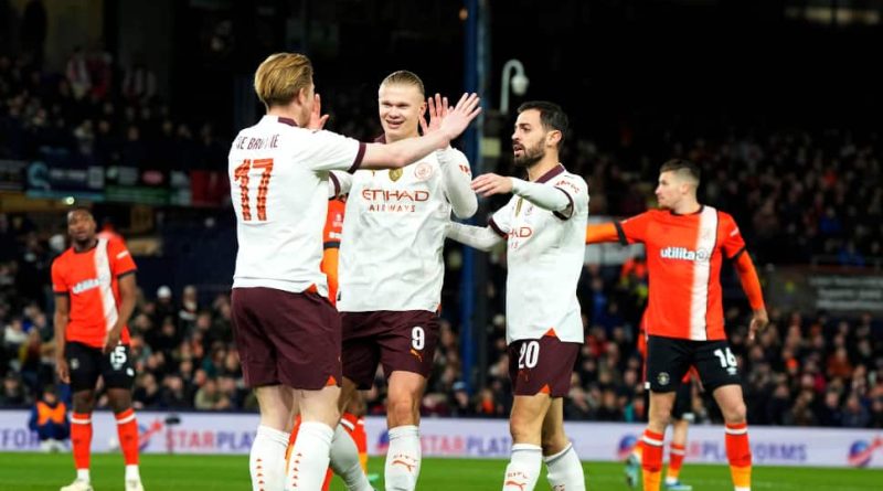 FA Cup: Erling Haaland Strikes 5 Goals In Manchester Citys 6-2 Win Over Luton