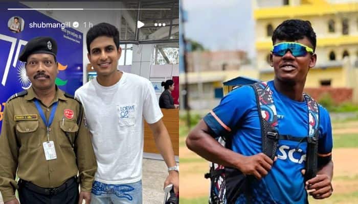 Watch: Shubman Gill Meet Father Of Gujarat Titans New Buy Robin Minzs Father At Ranchi Airport