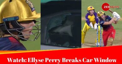 Ellyse Perrys Six Breaks Car Window In RCB vs UPW Clash At WPL 2024, Video Goes Viral - Watch