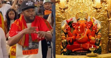 Floyd Mayweather Seeks Blessings At Siddhivinayak Temple During India Visit