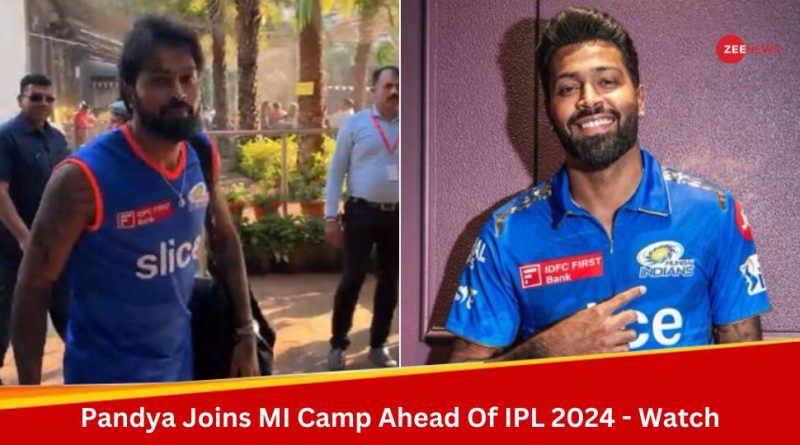 IPL 2024: Hardik Pandya Joins Mumbai Indians Camp Ahead Of IPL 2024, Hugs Coach Mark Boucher - WATCH