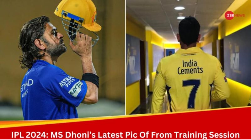 IPL 2024: Mahi Aa Raha Hai, CSK Share MS Dhonis Vintage Hair Look Pic From Training, See Viral Post Here