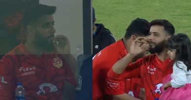 Imad Wasim Smokes A Cigarette In Dressing Room During PSL 2024 Final, Does Smoking Celebration After Islamabad United Clinch Title By Beating Multan Sultans; Watch