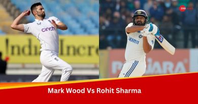 India vs England: Mark Wood Bowls 151 Kph Delivery To Rohit Sharma, India Captain Pulls It For Six In Style; Watch