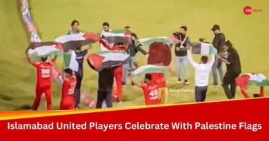 Islamabad United Players, Including Imad Wasim, Wave Palestine Flag To Celebrate PSL 2024 Win With Fans; Watch