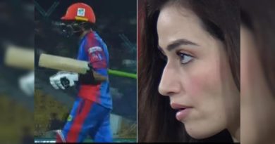 Naveen-ul-Haq Uproots Shoaib Malik's Stumps, Stunned Sana Javed's Reaction Viral. Watch | Cricket News