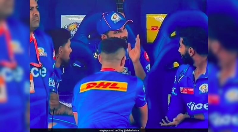 Rohit Sharma, Jasprit Bumrah's Intense Chat In MI Dugout Triggers Speculation On Socal Media | Cricket News