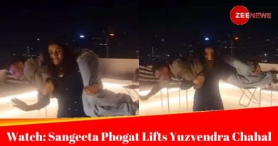 Sangeeta Phogat Lifts Yuzvendra Chahal in Viral Video During Jhalak Dikhla Jaa Party