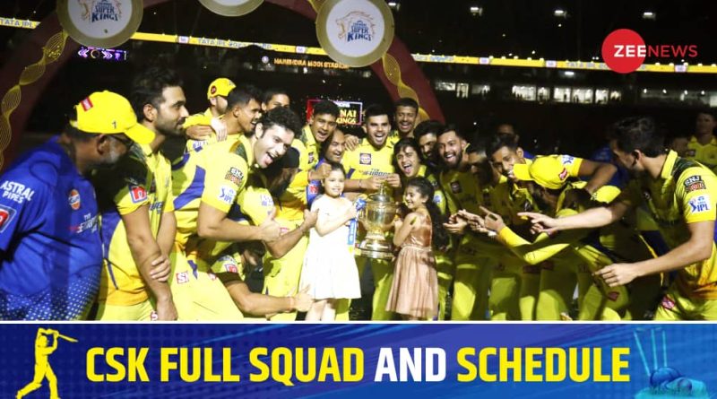 Team CSK Full List Of Players IPL 2024: Check Chennai Super Kings Full Schedule, Players List, Captain & Vice-Captain, Possible Playing XI, Venue, Injury Updates, All you Need To Know