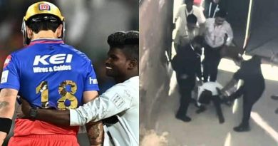 Virat Kohlis Fan Who Touched His Feet Beaten By Security, Video Goes Viral - Watch