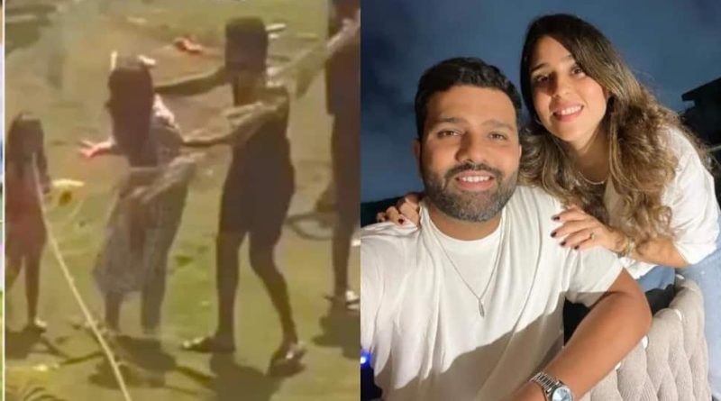 WATCH: Hardik Pandya Hugs Rohit Sharmas Wife Ritika Sajdeh During Holi Celebrations Amid Captaincy Controversy