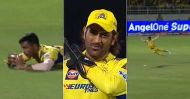 WATCH: MS Dhoni Stunned By Matheesha Pathiranas Unbelievable Catch To Dismiss David Warner During CSK vs DC Clash