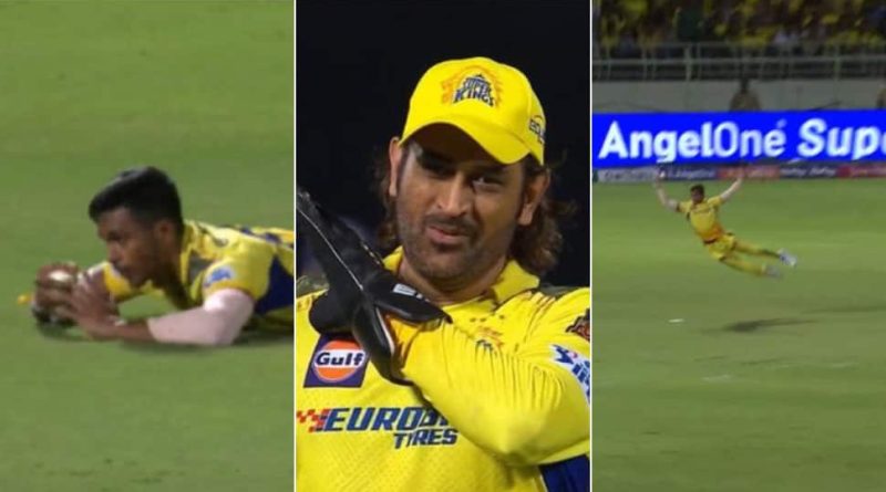 WATCH: MS Dhoni Stunned By Matheesha Pathiranas Unbelievable Catch To Dismiss David Warner During CSK vs DC Clash