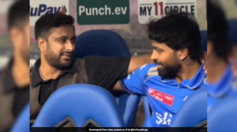 Ambati Rayudu Consoles Hardik Pandya After Mumbai Indians' Loss vs Rajasthan Royals. Watch | Cricket News