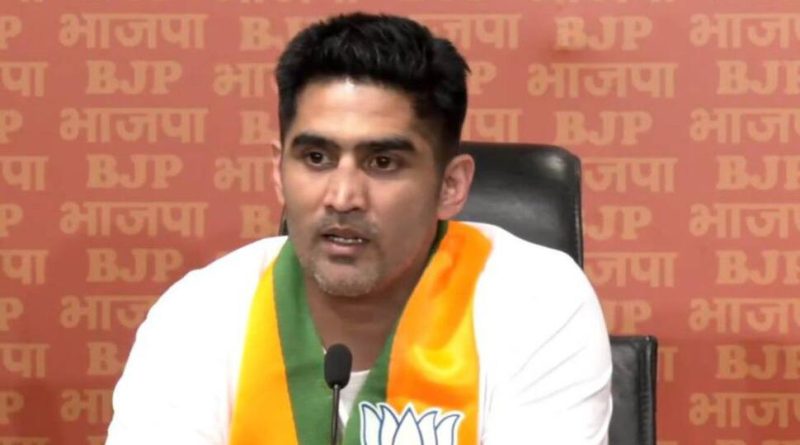 Boxer And Former Congress Leader Vijender Singh Joins BJP, Heres How Internet Reacted