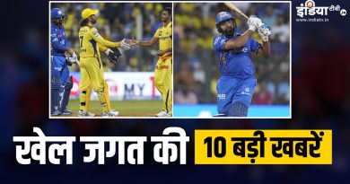 CSK ने दी मुंबई को 20 रनों से मात, रोहित शर्मा ने T20 क्रिकेट में पूरे किए 500 छक्के; देखें खेल की 10 बड़ी खबरें - India TV Hindi