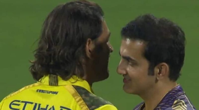 Gautam Gambhir HUGS MS Dhoni After CSK Beat KKR In IPL 2024, Video Is Going Viral; WATCH