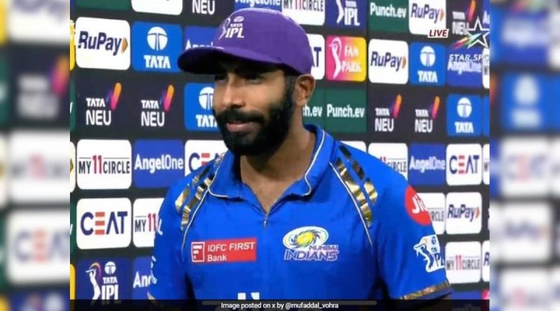 Jasprit Bumrah's Public Declaration Of Mumbai Indians Role Is 'Message' For Captain Hardik Pandya | Cricket News