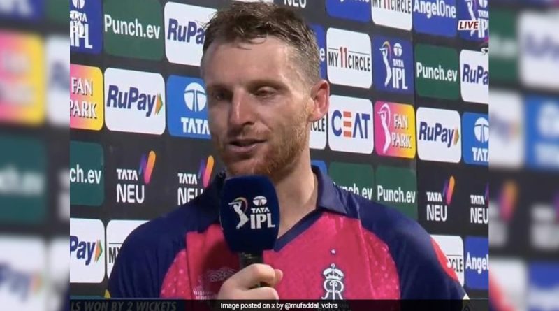 Jos Buttler's "Virat Kohli, MS Dhoni" Remark After Snatching Heroic Victory Against KKR | Cricket News