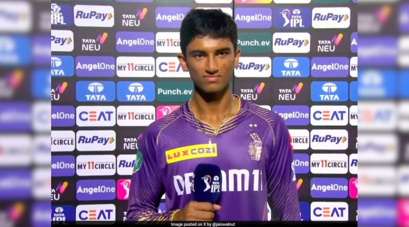 KKR Star Angkrish Raghuvanshi's Candid Chat With Harsha Bhogle Is Pure Innocence. Video | Cricket News