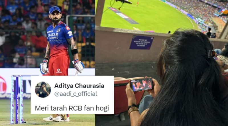 Must Be A RCB Fan, Girl Spotted Watching Friends On Phone During RCB vs LSG Clash In IPL 2024, Internet Reacts