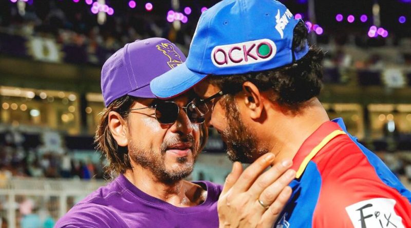 Shah Rukh Khan Surprises Sourav Ganguly With A WARM Hug After KKR Thrash DC In IPL 2024; Watch