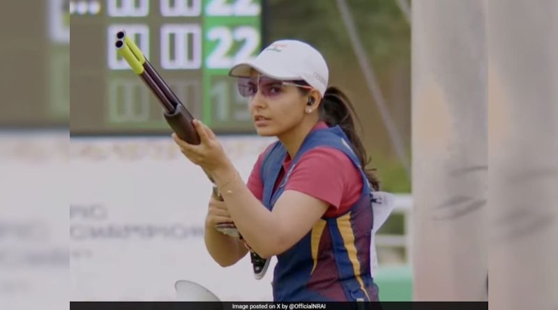 Shooter Maheshwari Chauhan 21st Paris Olympics Quota With Silve In Doha | Shooting News