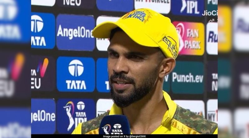 "That Was The Difference": CSK Skipper Ruturaj Gaikwad On Reason Behind Team's Loss Against DC | Cricket News