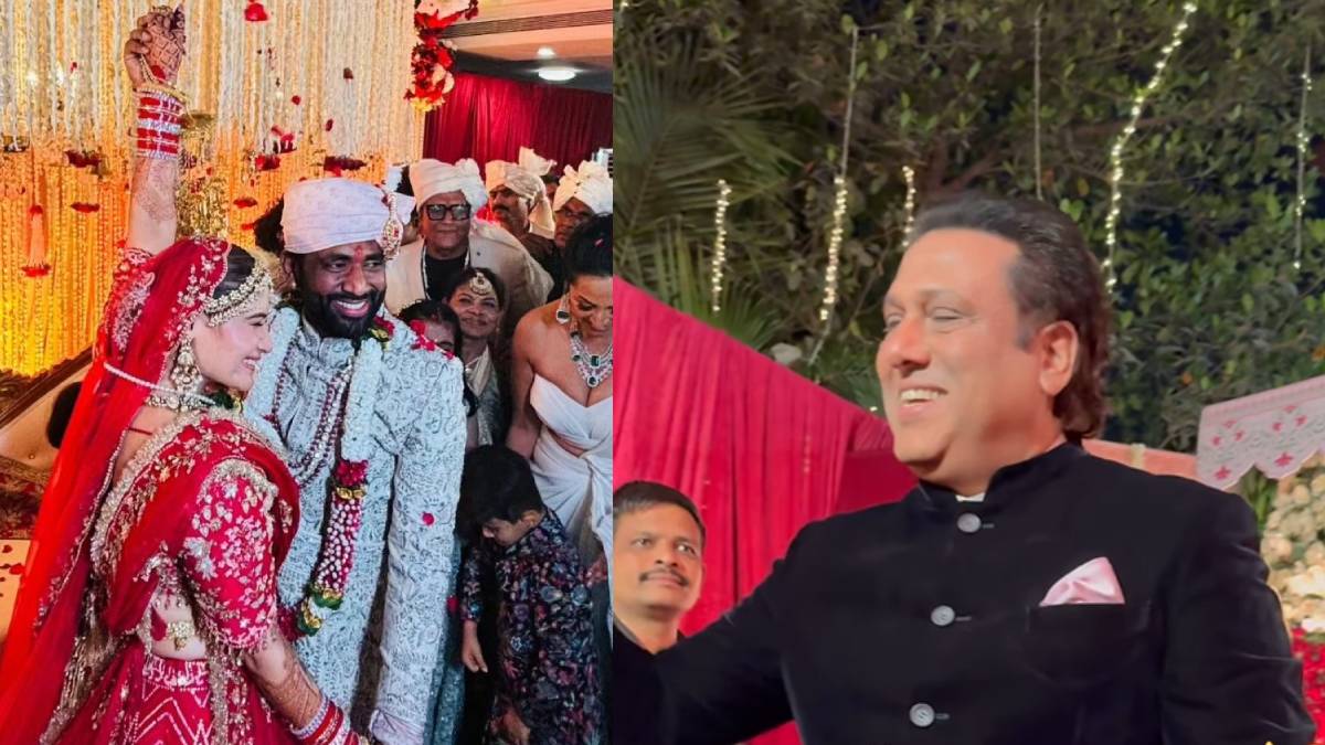 मामा गोविंदा ने थूका गुस्सा! भांजी आरती की शादी में खिलखिलाते हुए पहुंचे – India TV Hindi
