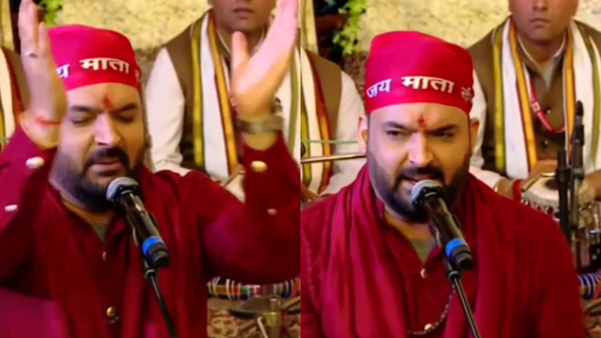 लाल चोला पहनकर कपिल शर्मा ने किया माता का जगराता, वैष्णो देवी से सामने आया वीडियो – India TV Hindi