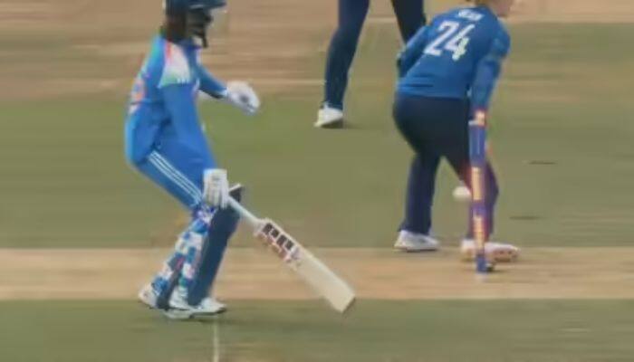 Harleen Deol’s Viral Run-Out Blunder Leaves Fans Fuming Despite India’s Win Over England - Watch
