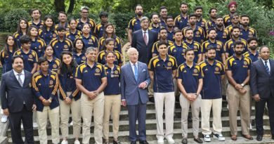 India Mens And Womens Cricket Teams Meet King Charles III: WATCH