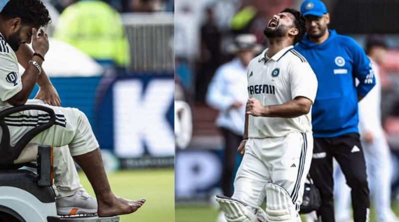 Rishabh Pant Retires Hurt At Old Trafford After Painful Foot Injury: WATCH