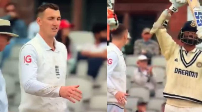 Washington Sundar Ignores Harry Brook’s Handshake During Jadeja’s Century Celebration, Video Goes Viral - Watch