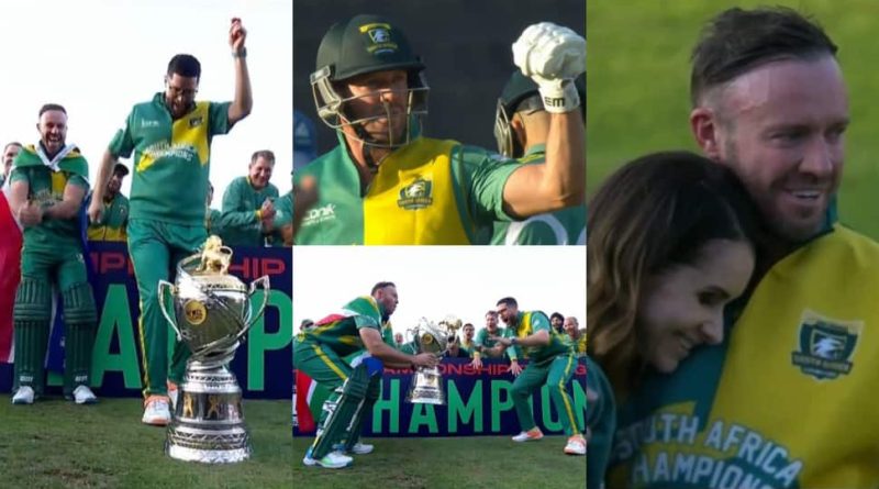 AB de Villiers Ends Trophy Drought With Blazing 120* As South Africa Rout Pakistan In WCL Final 2025