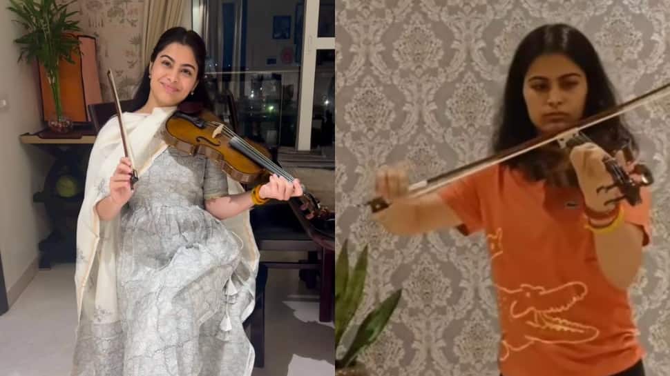 Independence Day 2025: Double Olympic Medallist Manu Bhaker Plays National Anthem Tune On Violin – WATCH